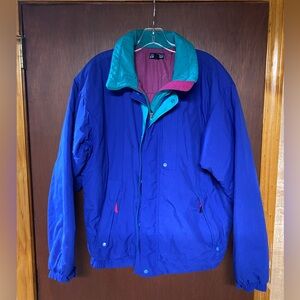 Vintage Patagonia Women’s Bomber Jacket Blue Purple Nylon Medium